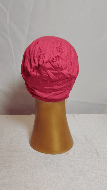 Plain Elastic Cap - Blush Pink